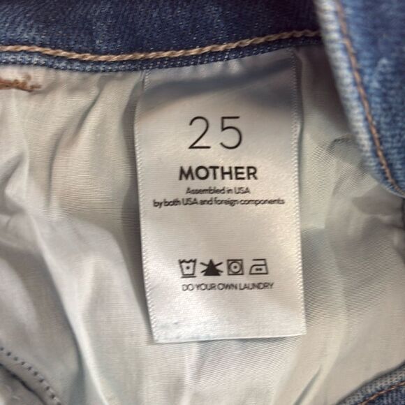 MOTHER The Hustler Ankle - Left in the dark Fray Size 25 $288 - Picture 7 of 9